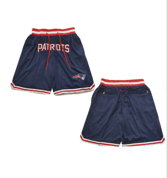Men's New England Patriots Navy Shorts (Run Small) Men's New England Patriots Navy Shorts (Run Small)